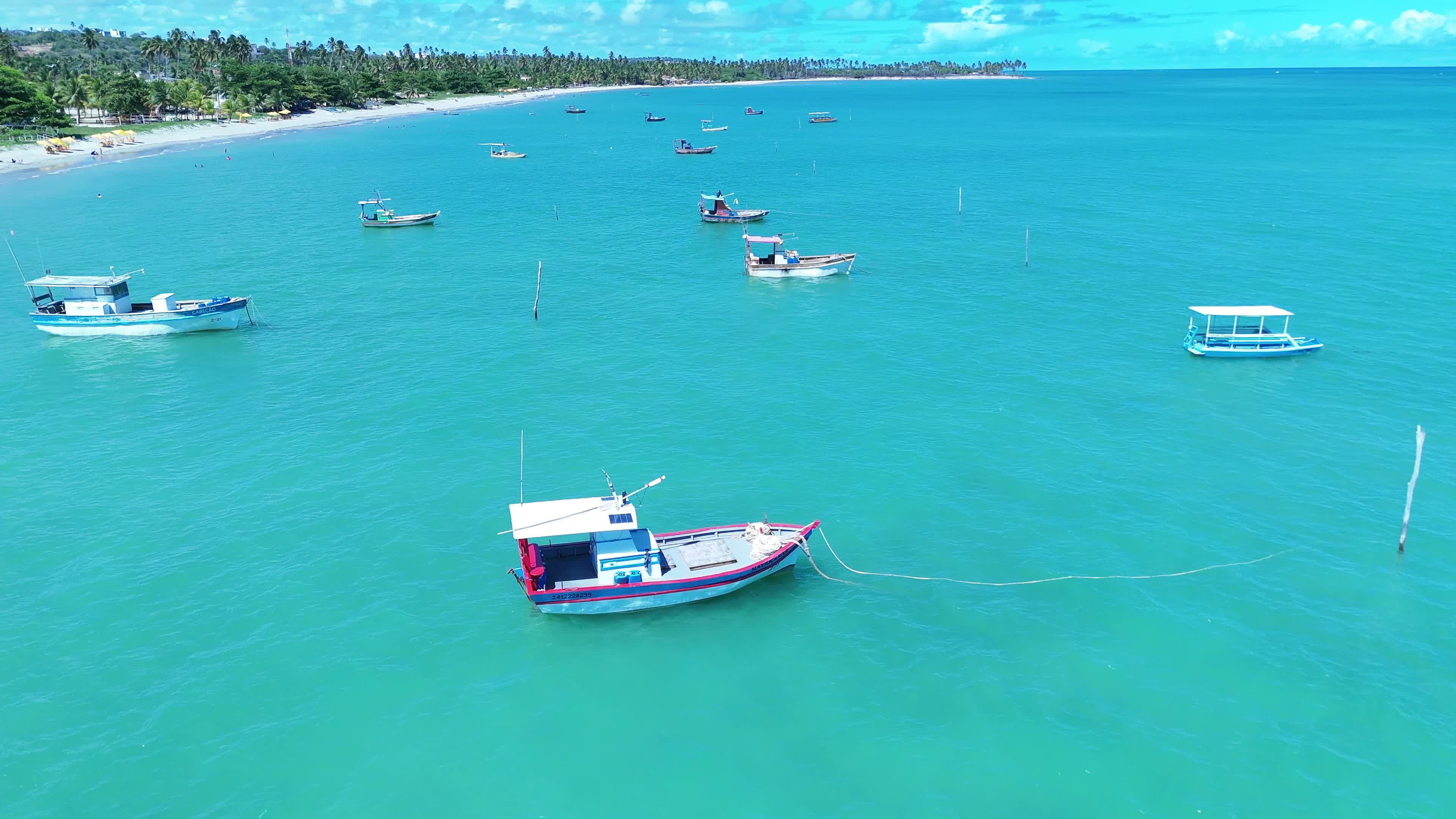 Barco em Paripueira - Alagoas 