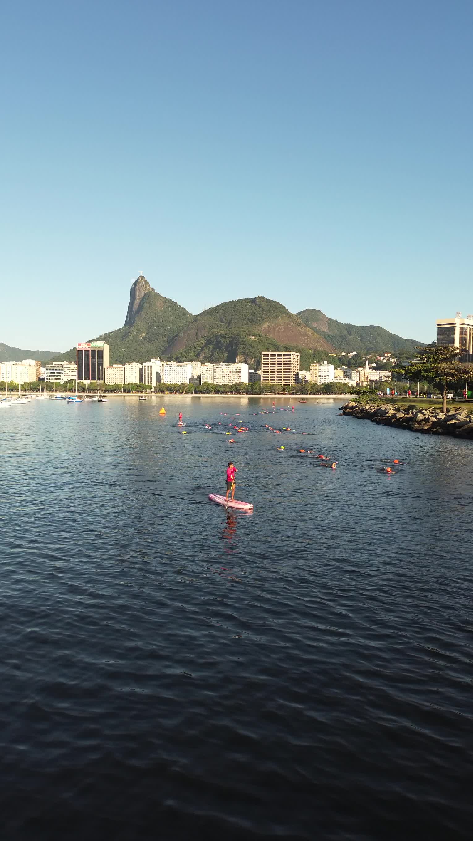 travessia praia de botafogo x flamengo