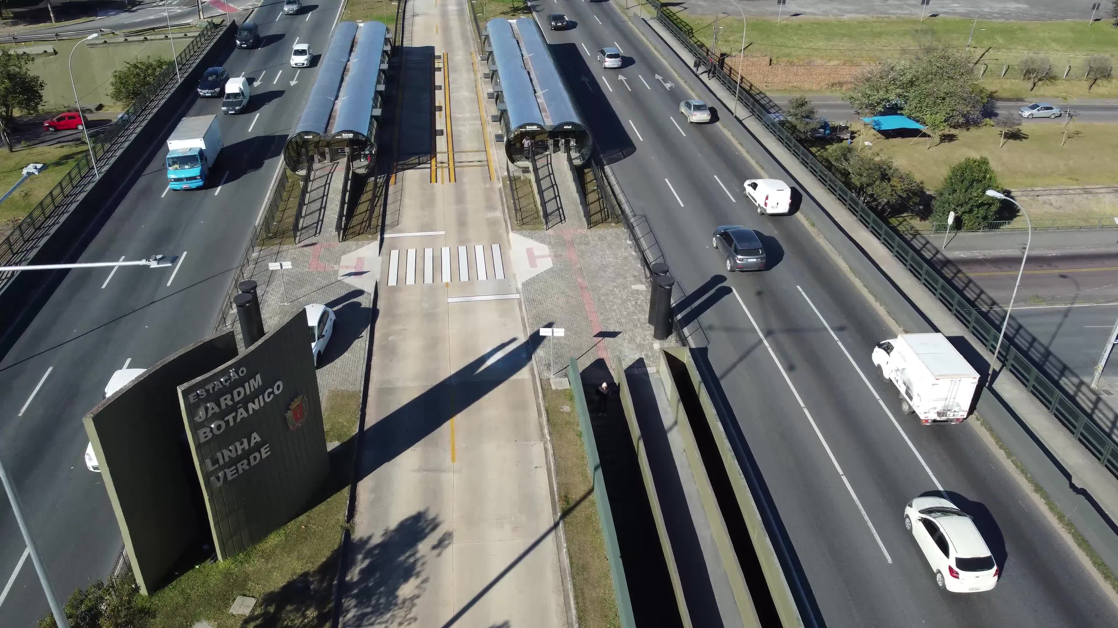 Estação Tubo do Jardim Botânico, em Curitiba PR