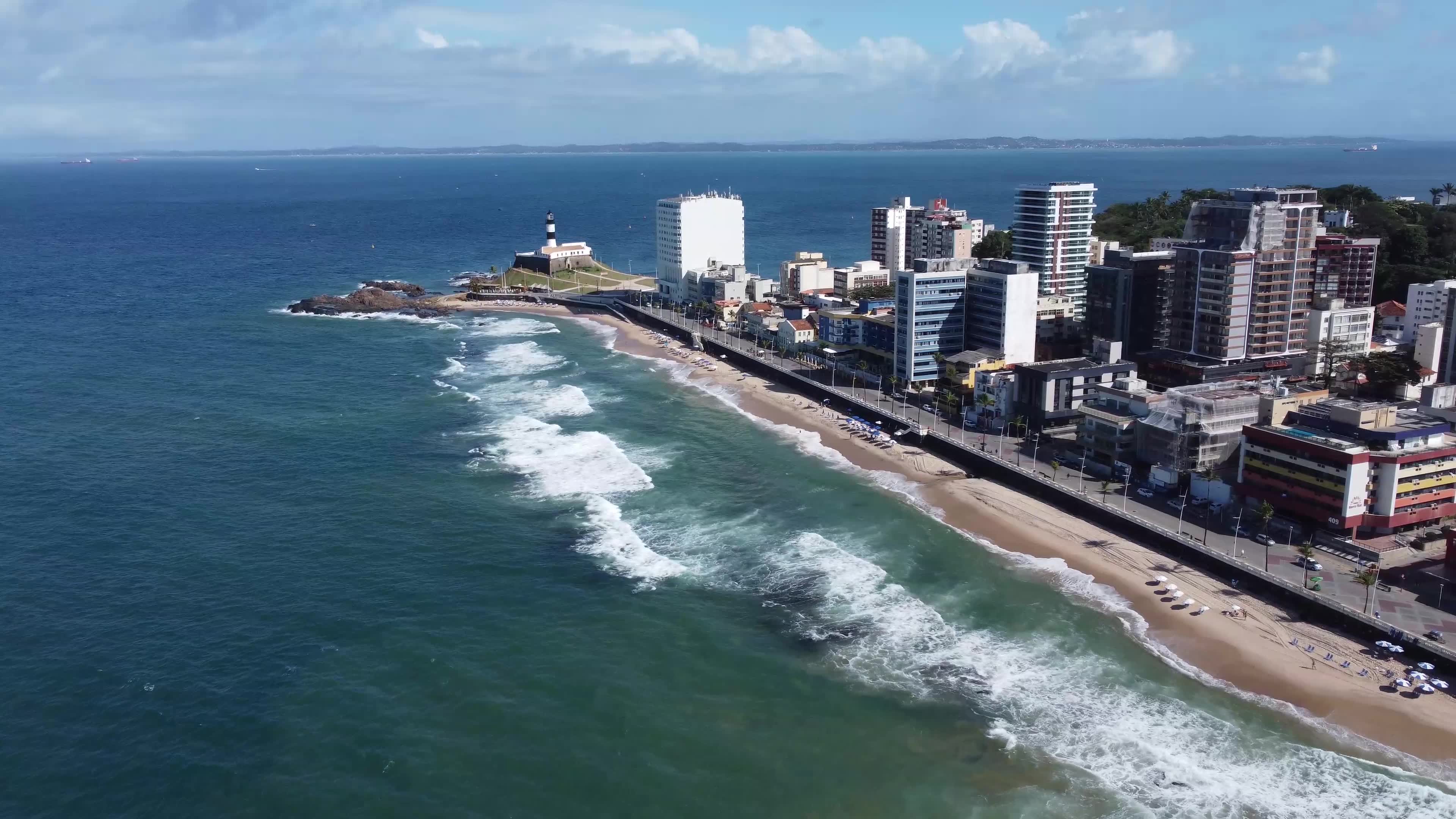 Salvador na região do Farol da Barra