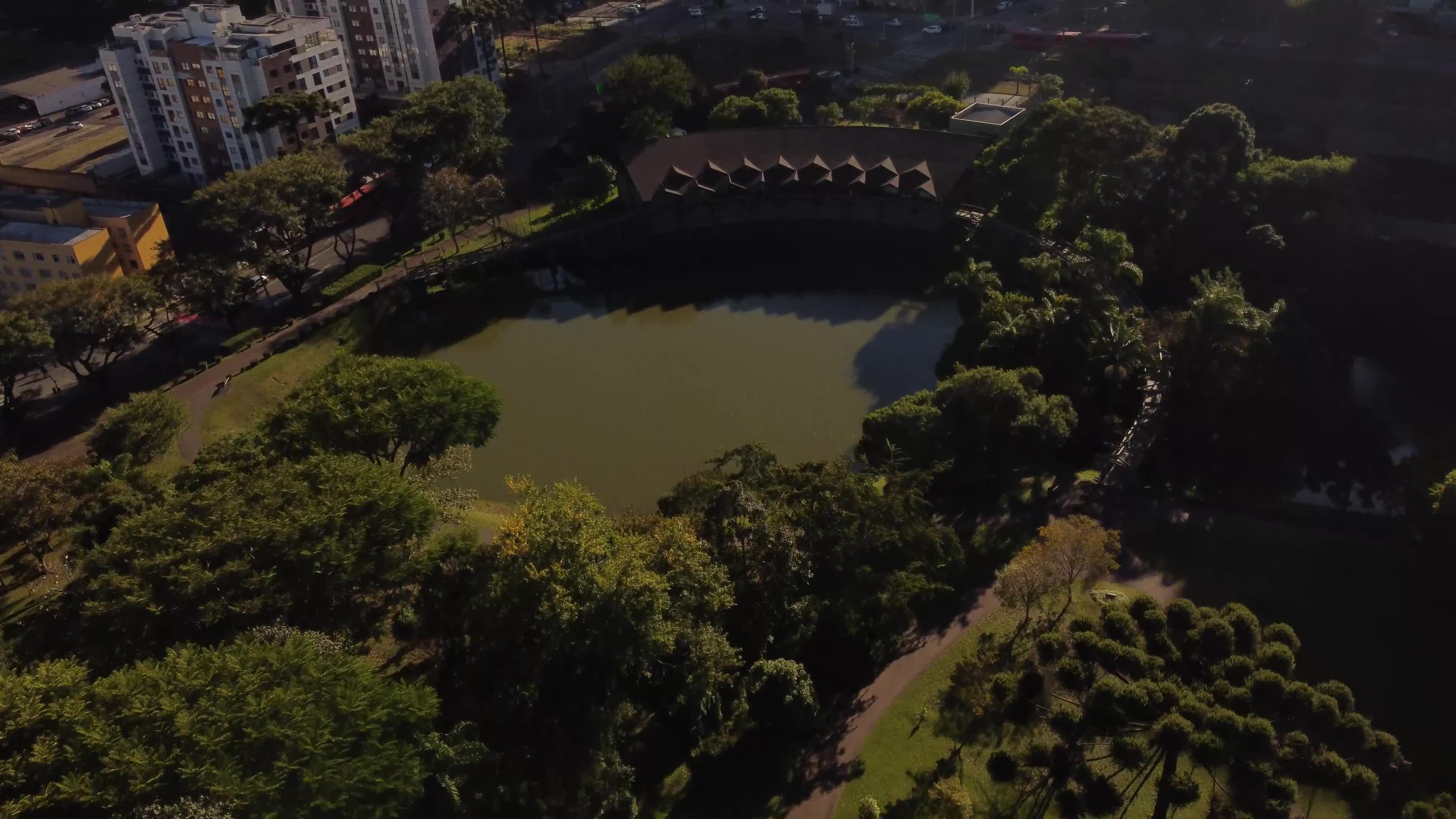 Lago do Jardim Botanico, em Curitiba PR
