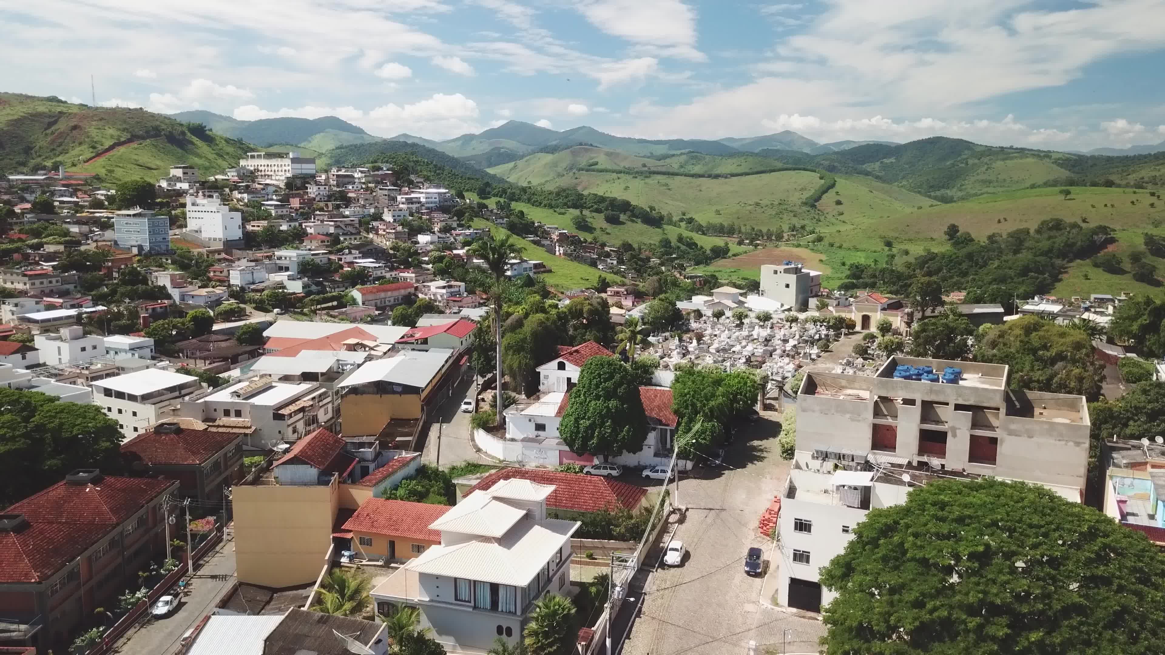 Centro da pequena cidade do Carmo-RJ na divisa entre Minas Gerais e Rio de Janeiro