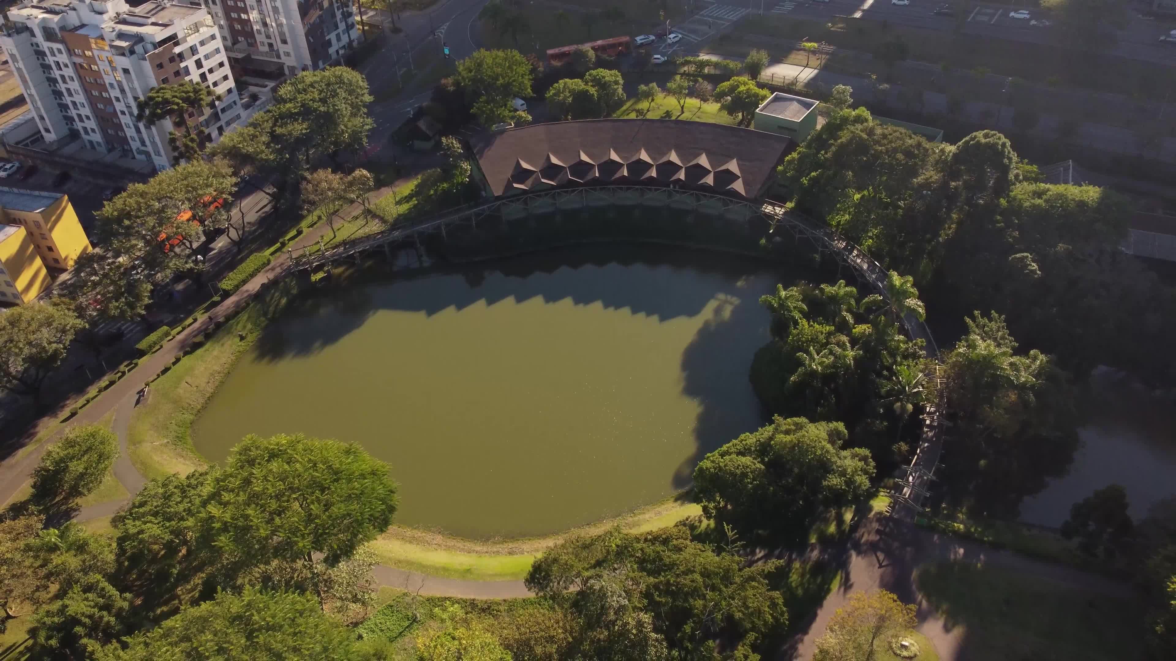 Lago do Jardim Botanico, em Curitiba PR