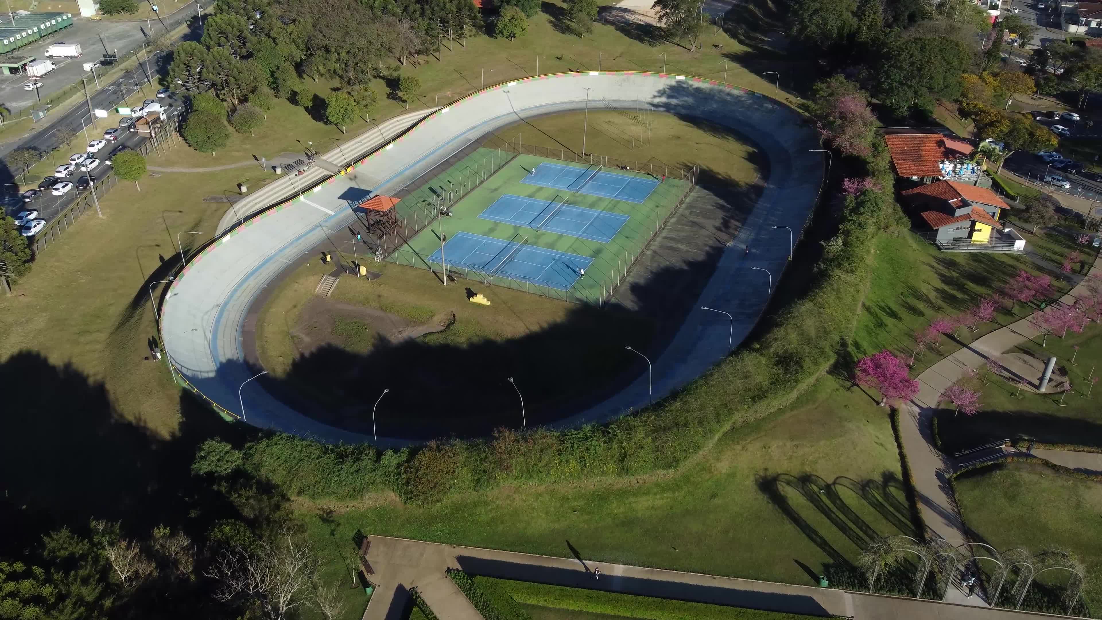 Velódromo do Jardim Botânico, em Curitiba PR